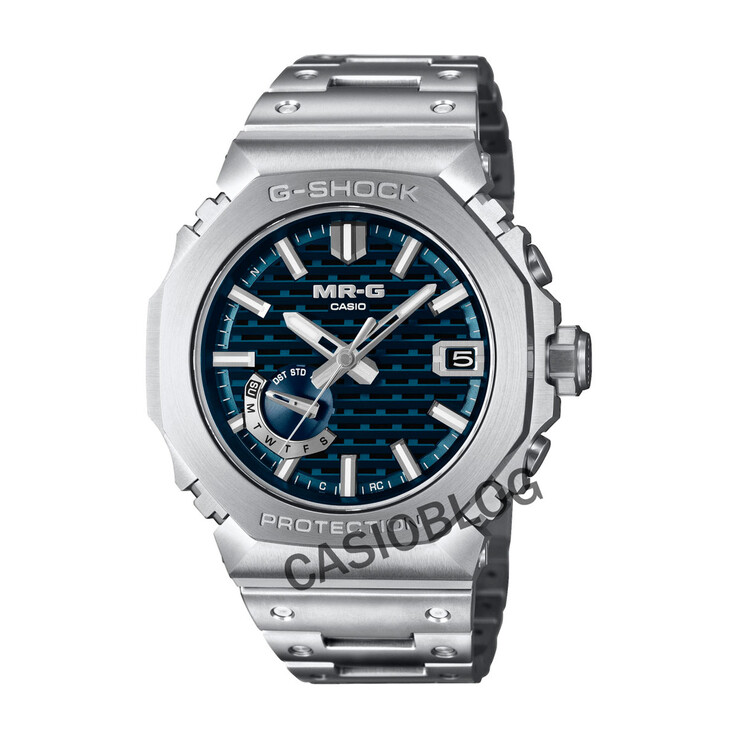 Uma imagem do suposto relógio Casio G-Shock MRG-B2100D-2A. (Fonte da imagem: Casioblog)