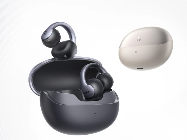 Opções de cores e design dos Ugreen ClipBuds Pro 2