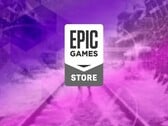 O logotipo da Epic Games Store. 