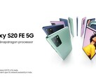 O S20 FE está a caminho da Índia. (Fonte: Samsung)