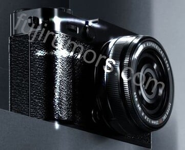 Fujifilm X-E5 em preto. (Fonte da imagem: Fuji Rumors) 