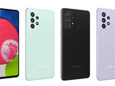 O Samsung Galaxy A52s parece o Galaxy A52, mas com uma nova opção de cor. (Fonte da imagem: Roland Quandt)