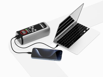 O inflador de pneus Gooloo GT160 Dual pode carregar dois dispositivos simultaneamente (Fonte da imagem: Gooloo)