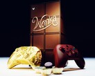 A Microsoft está oferecendo um controle de Xbox de chocolate para acompanhar o novo filme do Wonka. (Imagem: Microsoft)