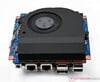 Bosgame M4 Neo - placa de circuito com unidade de resfriamento