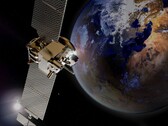 Ilustração artística mostrando uma sonda espacial orbitando a Terra. (Fonte da imagem: PIRO4D - Pixabay)
