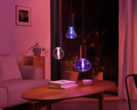 As novas lâmpadas Hue Lightguide da Philips têm uma superfície altamente refletiva. (Fonte de imagem: Significa)