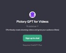 Pictory GPT para vídeos disponíveis para o ChatGPT Plus (Fonte: Próprio)