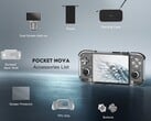 O Retroid Pocket Nova pode ser adquirido juntamente com diversos acessórios.
