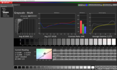 Escala de cinza antes da calibração