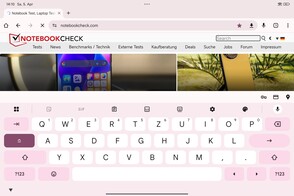 Xiaomi Pad 7: Teclado padrão