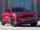 O Ford Mustang Mach-e 2025. A empresa está aumentando os preços para acomodar as altas tarifas (Fonte da imagem: Ford)