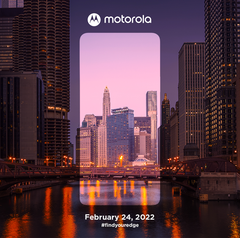 A Motorola sediará seu próximo evento de Moto e Edge no dia 24 de fevereiro. (Fonte de imagem: Motorola)