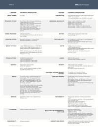 Dell XPS 16: Especificações