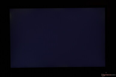 Apenas um pequeno sangramento da luz de fundo