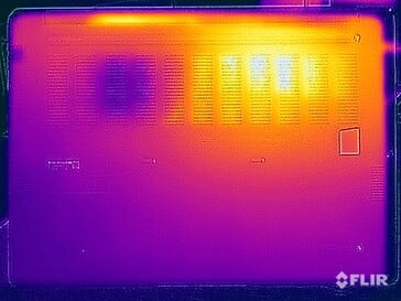 Teste de estresse de temperatura da superfície (parte inferior)