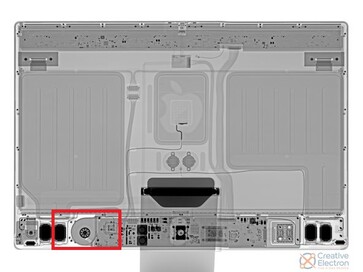 Apple iMac 24 com ventilador único. (Fonte da imagem: Creative Electron)