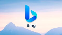 Logotipo do Bing. A Microsoft está promovendo intensamente seu mecanismo de busca.