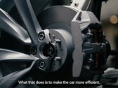 Apenas um dos cilindros de freio do novo Model Y é controlado pelo motorista (Fonte da imagem: Tesla/X)