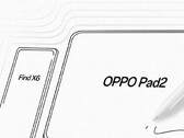 Um novo OPPO Pad 2 vazamento. (Fonte: Estação de bate-papo digital via Weibo)