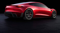 O Roadster 2 com aceleração de menos de um segundo vem com &quot;asas&quot; (imagem: Tesla)