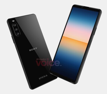 Sony Xperia 10 III. (Fonte da imagem: Voice/OnLeaks)