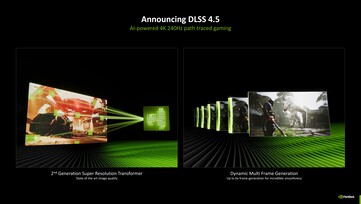 Nvidia DLSS 4.5 com o modelo Transformer de segunda geração. (Fonte da imagem: Nvidia)