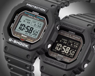 Na foto, o Casio G-Shock GW-BX5600-1JF (à esquerda) e o GW-BX5600-1A1JF (à direita). (Fonte da imagem: Casio)