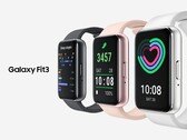 O Galaxy Fit 3 é o mais recente rastreador de condicionamento físico da Samsung e uma alternativa mais barata ao smartwatch Galaxy Watch. (Fonte da imagem: Samsung)