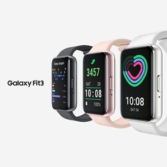 O Galaxy Fit 3 é o mais recente rastreador de condicionamento físico da Samsung e uma alternativa mais barata ao smartwatch Galaxy Watch. (Fonte da imagem: Samsung)