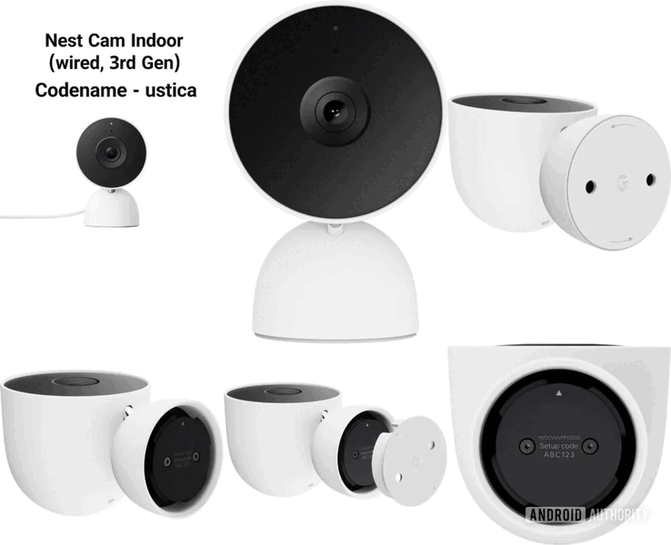 Google Nest Cam Indoor com o codinome Ustica (Fonte da imagem: Android Authority)