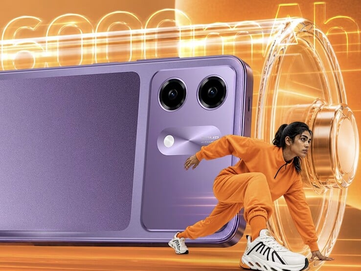 O HMD Vibe 2 5G possui uma bateria de 6.000 mAh