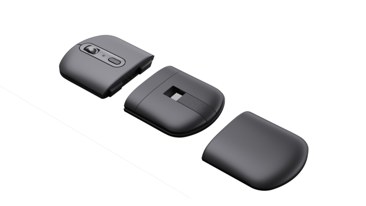O Lenovo AdaptX: um mouse com módulos destacáveis...