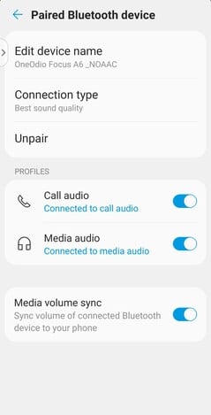 O tipo de conexão Bluetooth controla a qualidade da conexão de som. (Fonte da imagem: Notebookcheck)