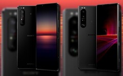 A Sony Xperia 1 II (L) e Xperia 1 III (R) têm configurações de câmera muito similares. (Fonte da imagem: Sony - editado)