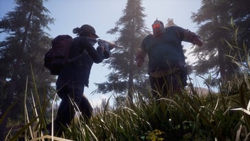 Uma imagem que mostra um inimigo em State of Decay 2: Juggernaut Edition.