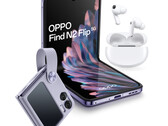 Oppo vende o Find N2 Flip em Astral Black e Moonlit Purple colorways. (Fonte da imagem: Oppo)