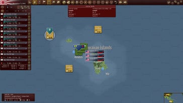 Na foto: uma captura de tela do jogo Warplan Pacific.