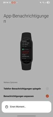 Configuração da Xiaomi Smart Band 10