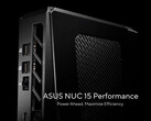 O NUC 15 Performance se assemelha a um ROG NUC (2025) em escala reduzida. (Fonte da imagem: Asus)