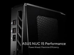 O NUC 15 Performance se assemelha a um ROG NUC (2025) em escala reduzida. (Fonte da imagem: Asus)