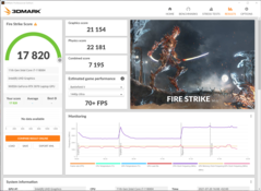 Fire Strike no modo Game com driver Studio