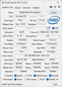 Intel Ice Lake G7 (64 UE)