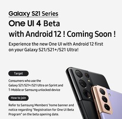 A versão beta One UI 4.0 pode agora ser esperada em outubro. (Fonte: Samsung)