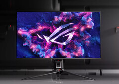 O ROG Swift OLED PG32UCDM atinge um pico de 1.000 nits graças ao seu painel QD-OLED. (Fonte da imagem: ASUS)