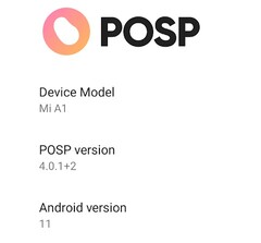 Android 11 em Xiaomi Mi A1 via ROM POSP (Fonte: Própria)