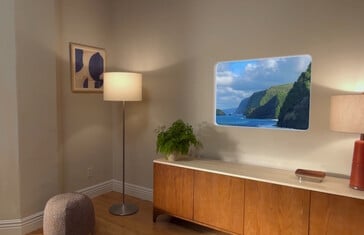 Widgets com imagens e informações, incluindo fotos espaciais, podem ser posicionados em qualquer lugar no espaço virtual 3D pelos usuários no visionOS 26. (Fonte da imagem: Apple)