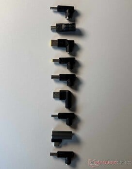 Adaptadores de corrente contínua incluídos