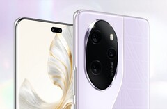 O Honor 100 Pro tem uma câmera frontal dupla e um módulo de câmera atraente. (Imagem: Honor)