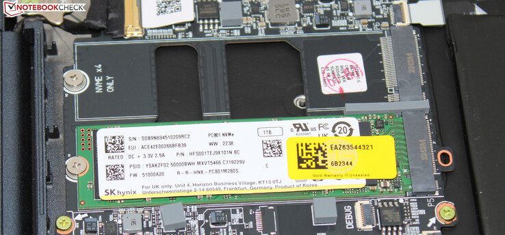 Um SSD PCIe 4 funciona como a unidade do sistema.